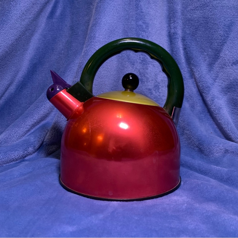 Rare Vintage 1980s Memphis Milano Style Japanese Cook Vessel Tea Kettle